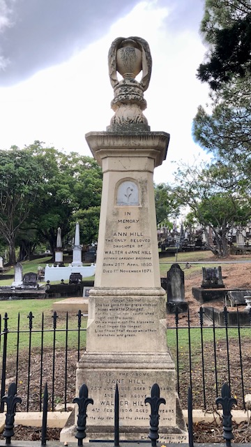 Walter Hill headstone