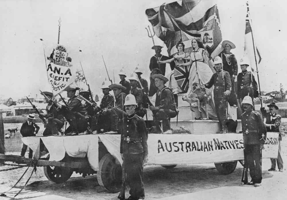 Australian Natives' Association's allegorial display, Brisbane, 1901