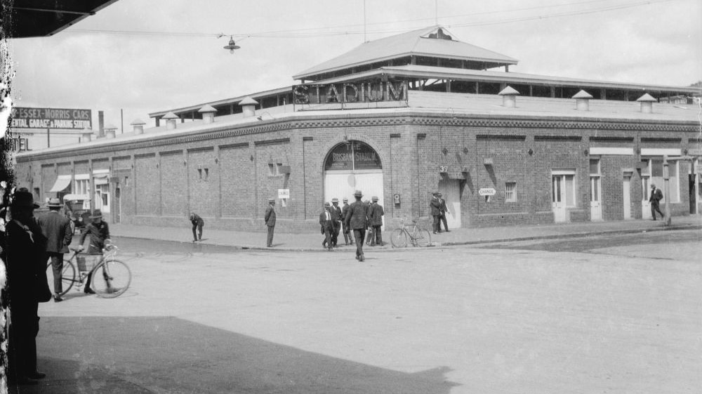 Brisbane Stadium, home of boxing in Brisbane, ca. 1925