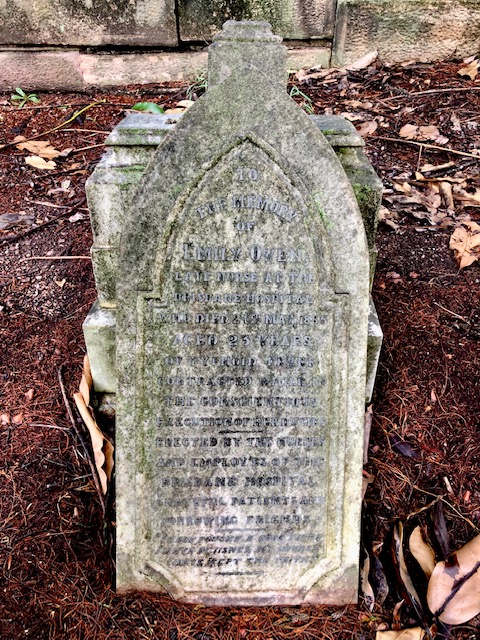 Emily Owen's headstone