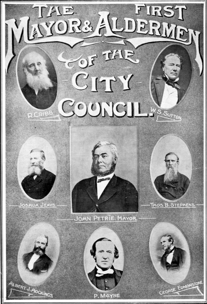 The First Mayor and Aldermen of the Brisbane City Council - 1859