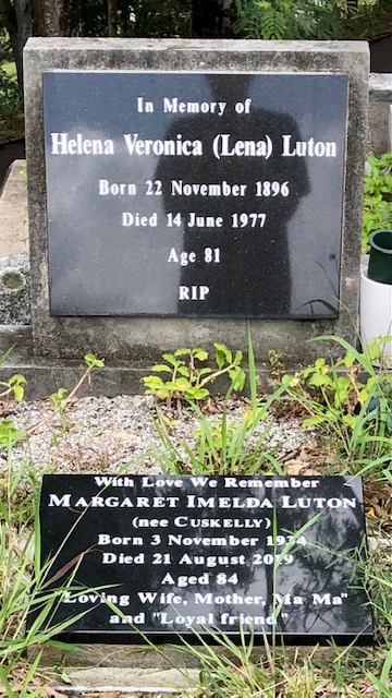 Helena Veronica Luton's headstone