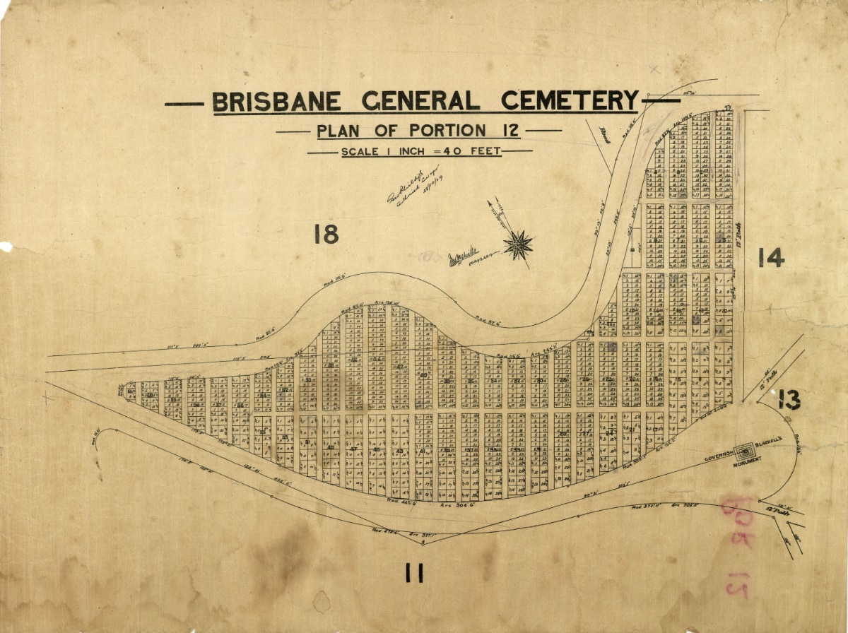 Brisbane General Cemetery - Portion 12, 1909