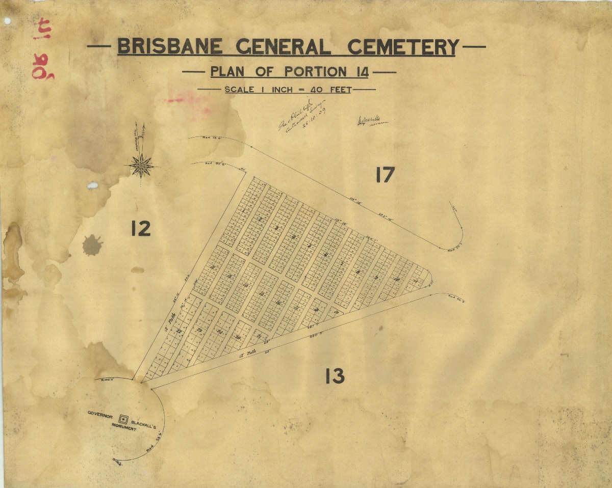 Brisbane General Cemetery - Portion 14, 1909