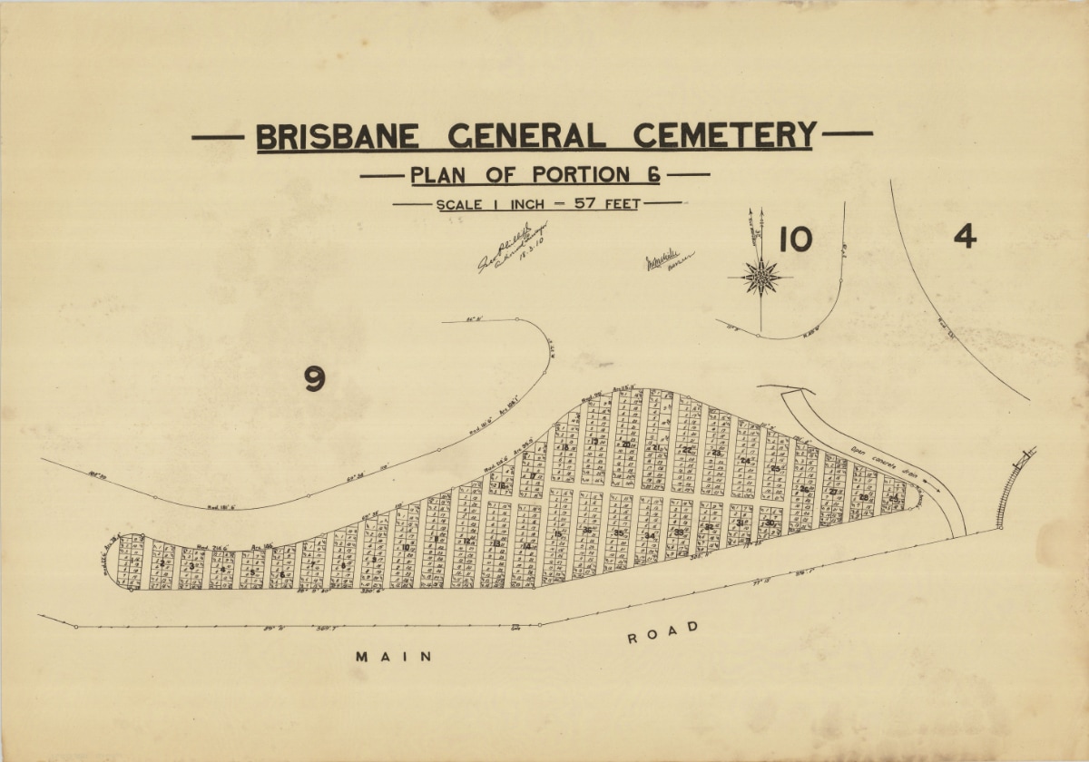 Brisbane General Cemetery - Portion 6, 1910