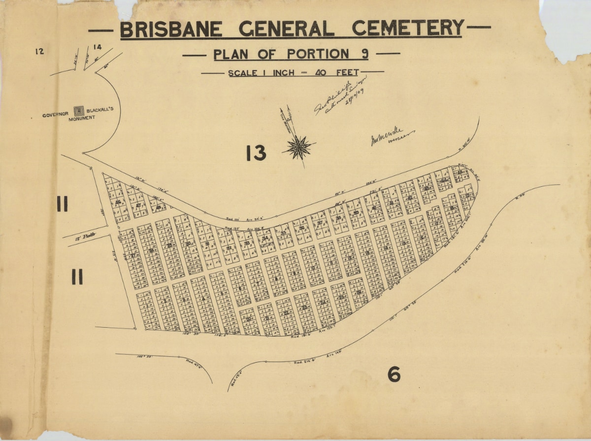 Brisbane General Cemetery - Portion 9, 1909