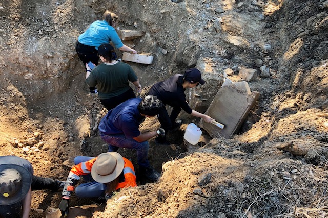 Toowong Cemetery Archaeological Dig Finds 2023