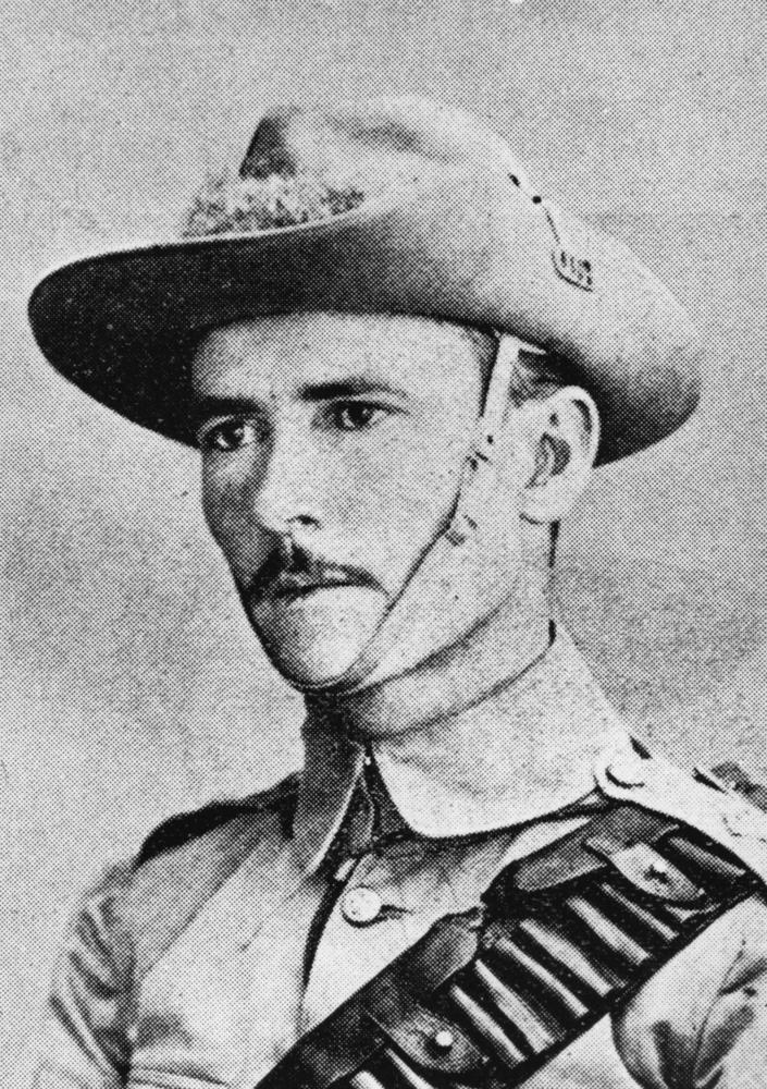 Lieutenant Lachlan J. Caskey of the 5^th^ Queensland Contingent