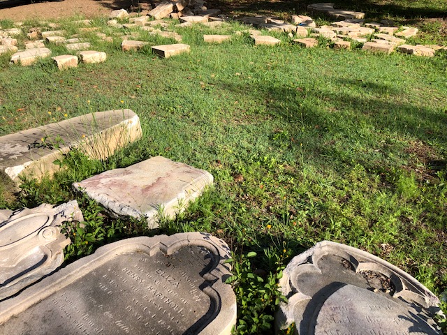 Headstones discovered in Toowong Cemetery Archaeological dig
