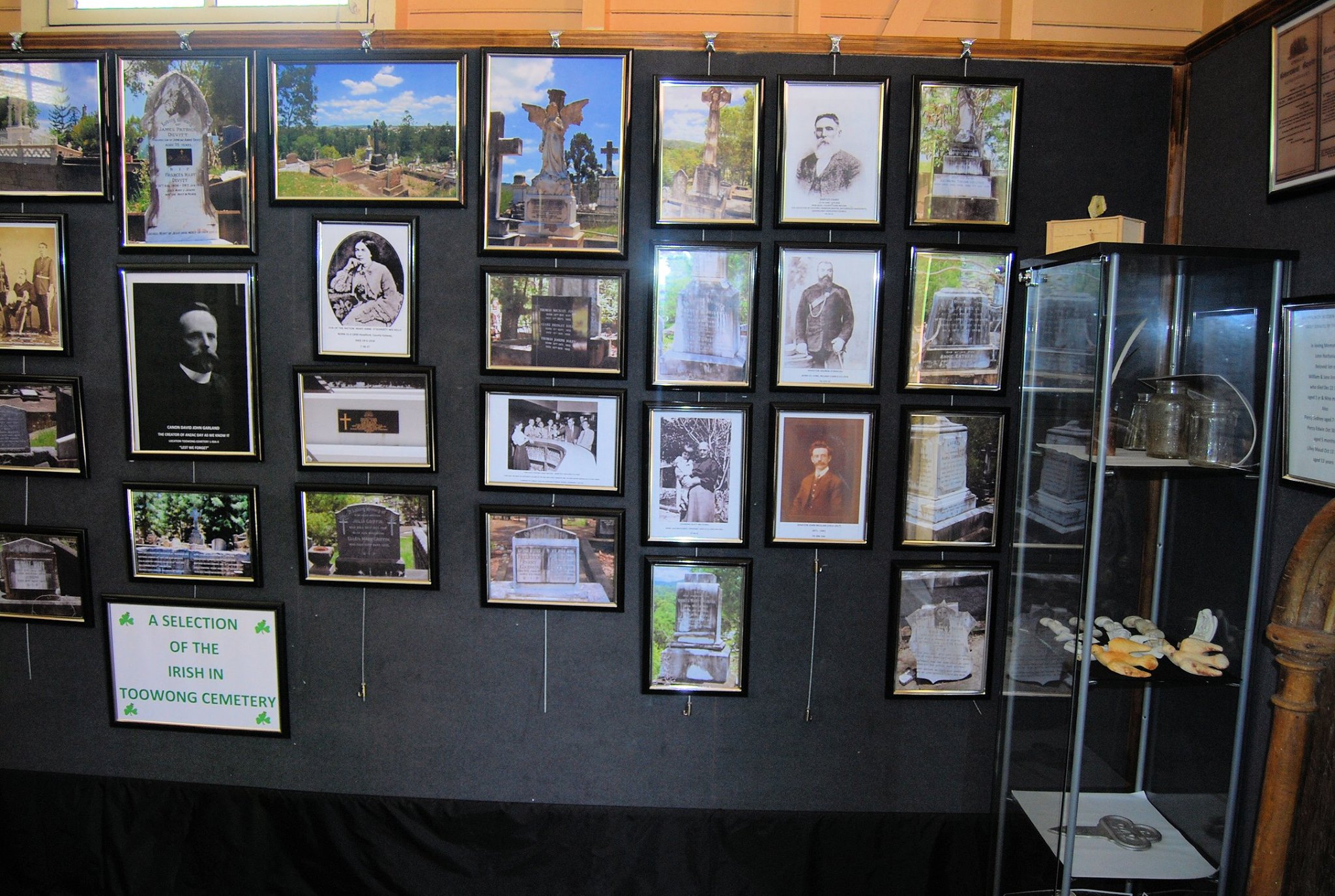 Museum photo display