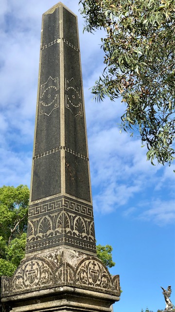 Obelisk headstone