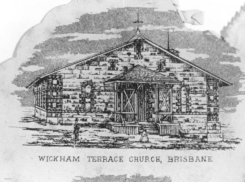Original All Saints Church, Brisbane, ca. 1868