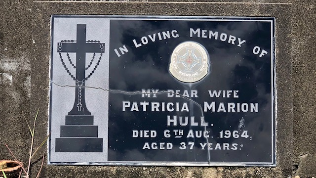 Patricia Marion Hull's headstone