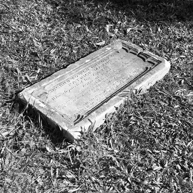 Headstone of Patrick Mayne