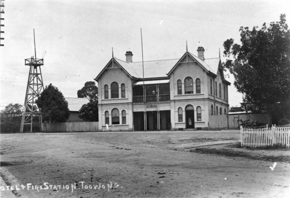 Early view of the Royal Exchange Hotel, Toowong, ca. 1908