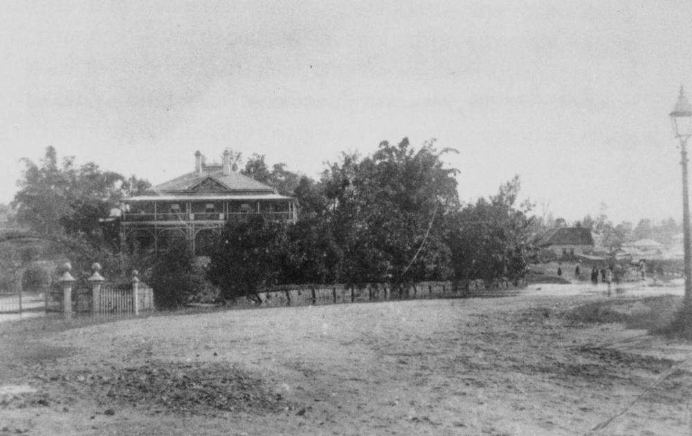 Sidney House in Toowong, viewed from the street, March, 1890