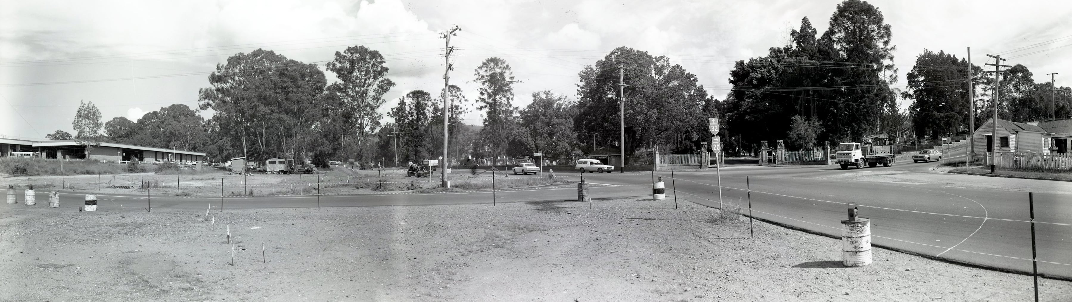 Toowong Cemetery Roundabout Construction