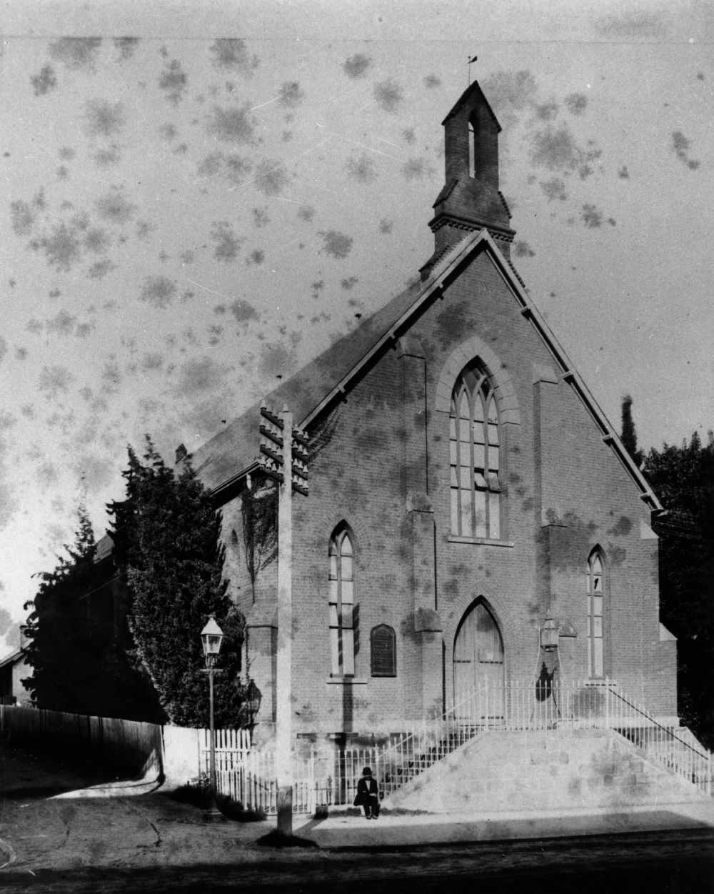 Wesleyan Church erected on the corner of Albert Street and Burnett Lane, in 1856