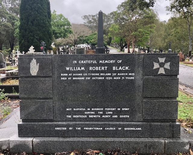 William Robert Black headstone
